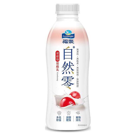福樂自然零蔓越莓優酪乳 920ml