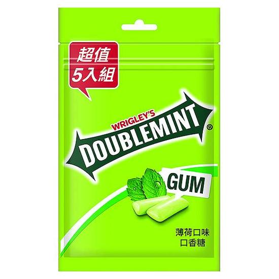 青箭粒裝口香糖-薄荷口味超值包5入裝 140g