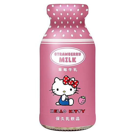 台東初鹿Hello Kitty草莓牛乳 200ml