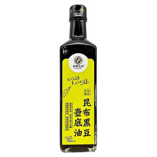 喜樂之泉昆布黑豆壺底油 500ml
