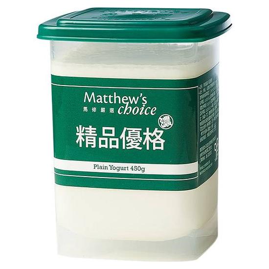馬修嚴選精品優格 450g