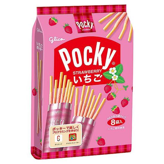 pocky草莓棒 (8袋)87g