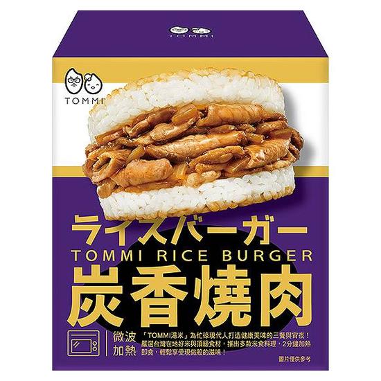 TOMMI湯米-炭香燒肉米漢堡 180ｇ±8ｇ＊3入