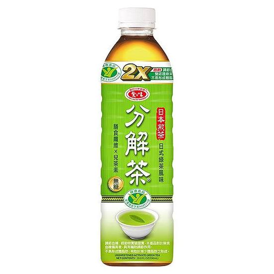 愛之味分解茶-日式綠茶(無糖) 590ml*6入