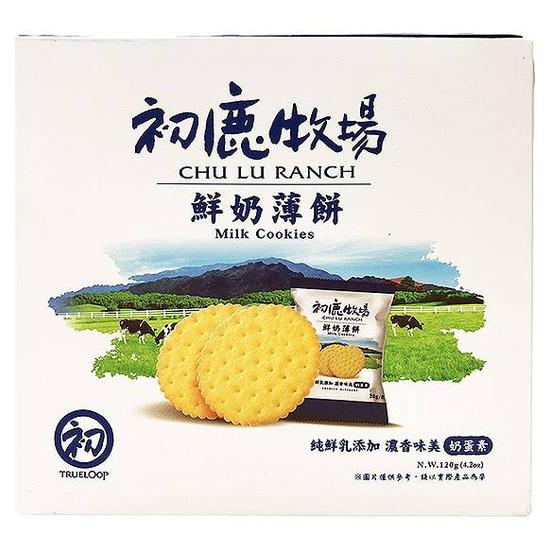初鹿牧場鮮奶薄餅 120g