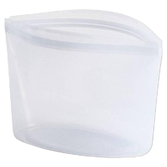 Stasher碗形矽膠密封袋 L 雲霧白 1件