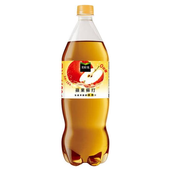 美粒果零加糖蘇打-蘋果 1250ml