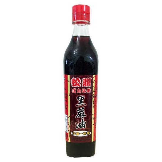 松鼎黑麻油 500ml