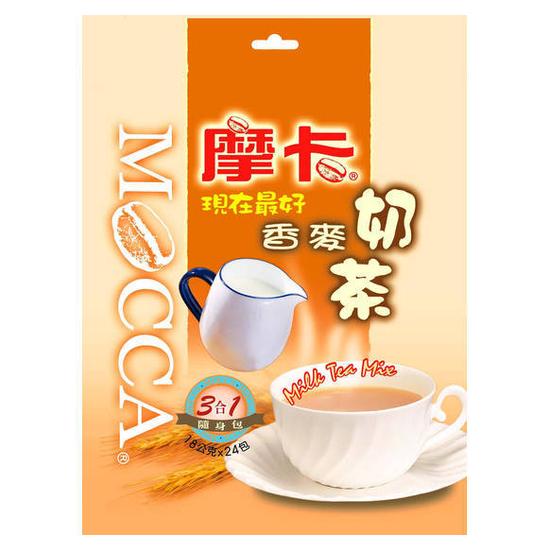 摩卡現在最好香麥奶茶3合1隨身包 18gx24包