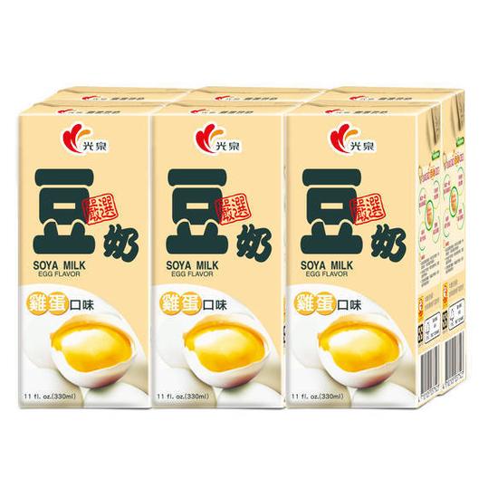 光泉豆奶-雞蛋口味 320mlx6