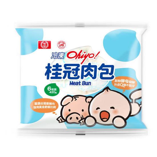 桂冠冷凍包子-肉包 420g(6粒裝)
