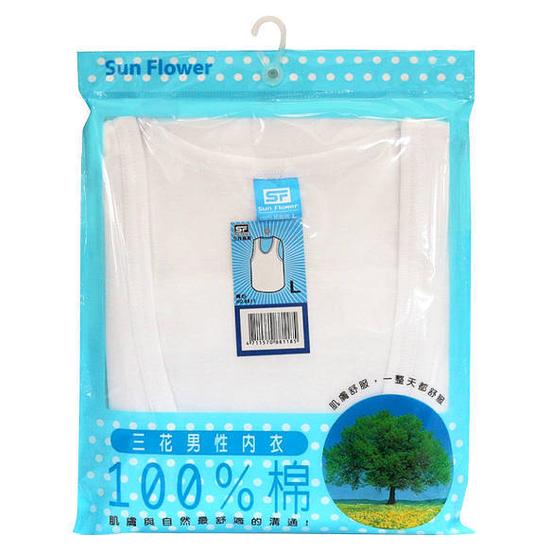 三花男性背心100%精梳棉NO.8811 L 1入