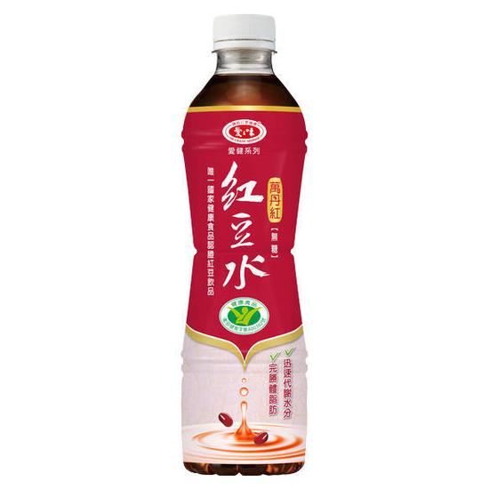 愛之味愛健萬丹紅紅豆水-無糖 530ml