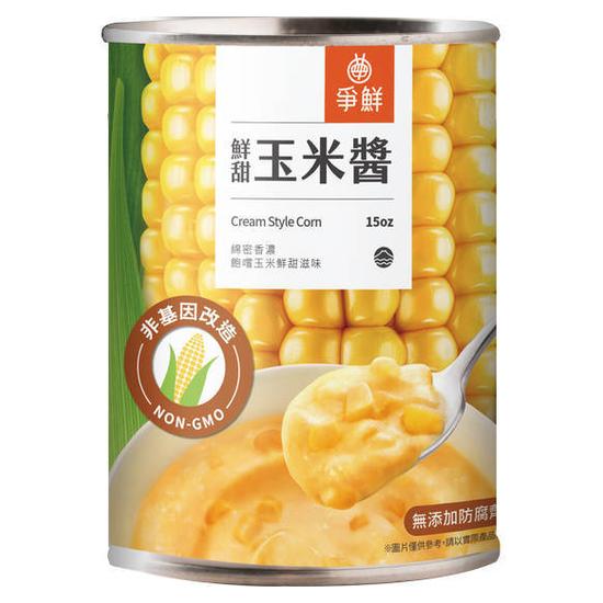 爭鮮鮮甜玉米醬(純素) 425g