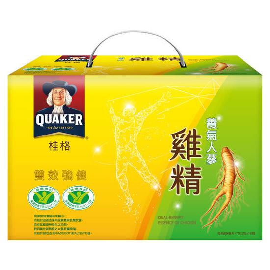 桂格養氣人蔘雞精雙效強健 68mlx18入
