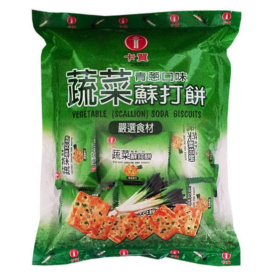 卡賀蔬菜蘇打餅-青蔥口味 320g