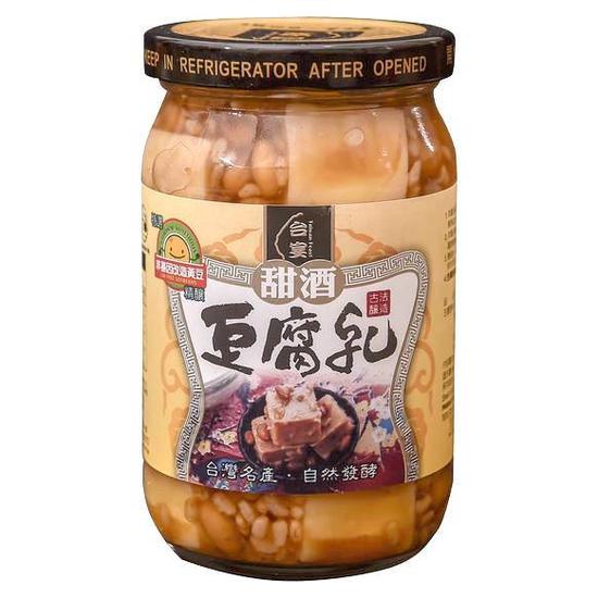 台宴甜酒豆腐乳(玻璃瓶) 內容量380g固形量340g