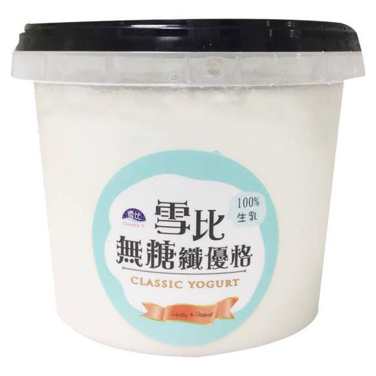 雪比無加糖纖優格 650g+-10g