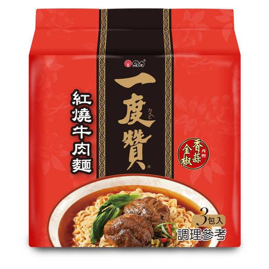 維力一度贊包麵-紅燒牛肉麵 200gx3入