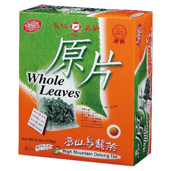 天仁茗茶原片高山烏龍茶 120g(40入)