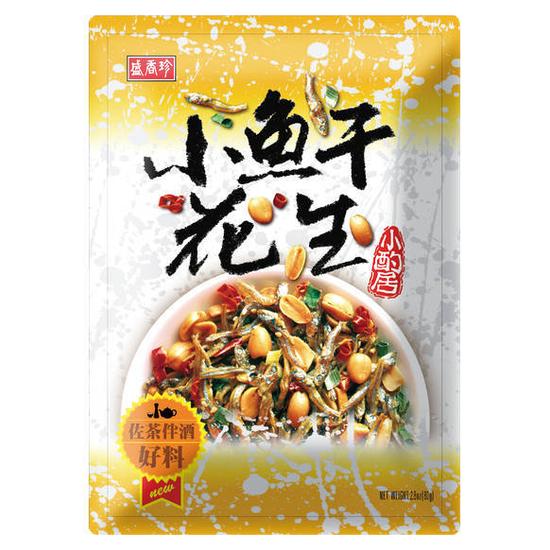盛香珍小魚干花生 80g