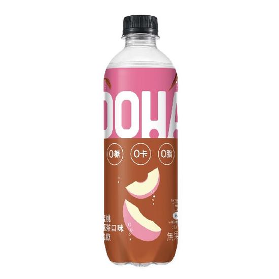 OOHA氣泡飲-水蜜桃烏龍茶口味 500ml