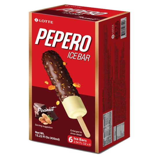 LOTTE PEPERO花生巧克力脆皮雪糕 360g