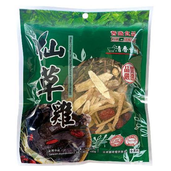 耆盛仙草雞(調理包) 100g