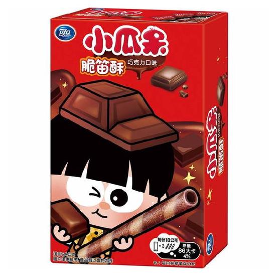 可口小瓜呆脆笛酥-巧克力口味 54g