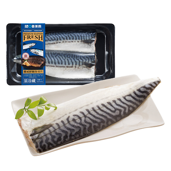 挪威鮮鯖魚切片（無鹽） 300g