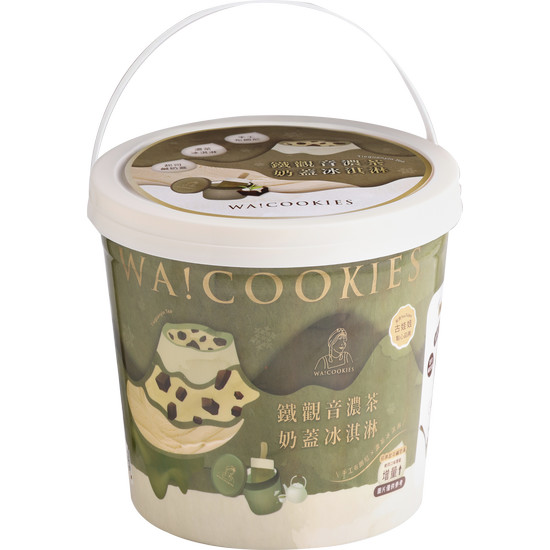 WA!COOKIES鐵觀音濃茶奶蓋冰淇淋 530g