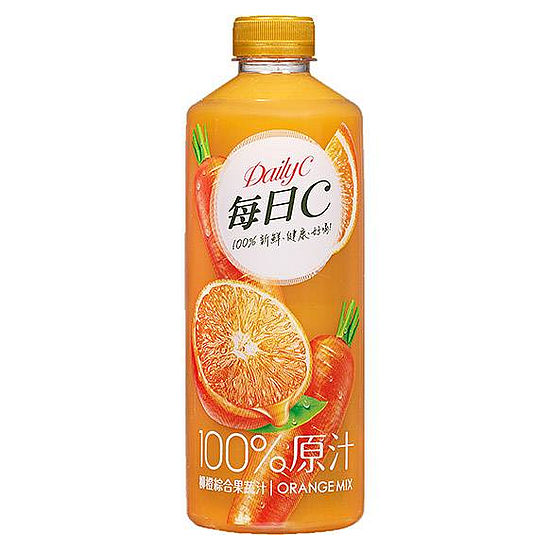 每日C100%柳橙綜合果蔬汁 1300ml