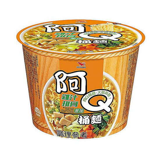 阿Ｑ桶麵-雞汁排骨風味桶麵 107g