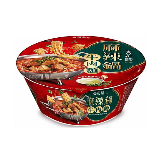 青花驕麻辣鍋牛肉麵 206g