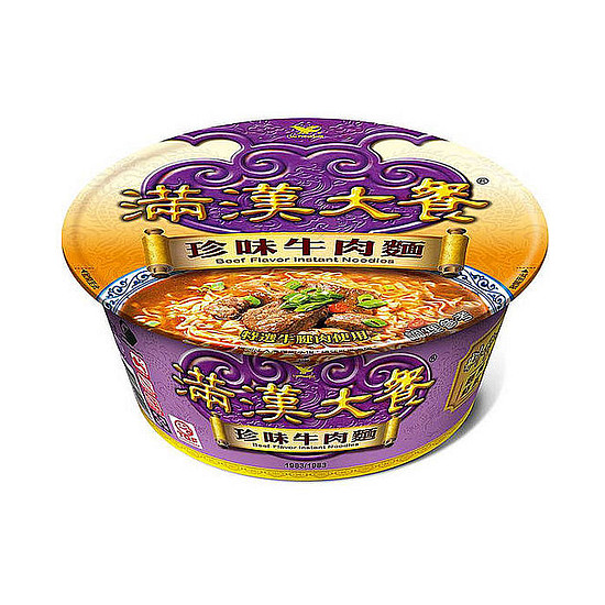 統一滿漢大餐碗麵-珍味牛肉麵 187g