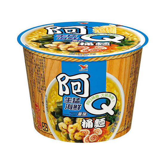 統一阿Q桶麵-生猛海鮮風味 98g
