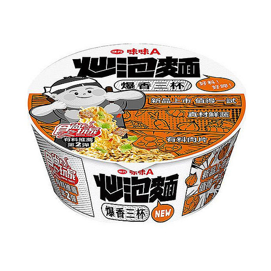 味味A炒泡麵-爆香三杯風味 112g