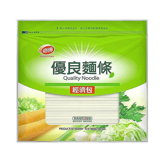 興霖鄉傳優良麵條-經濟包 1600g