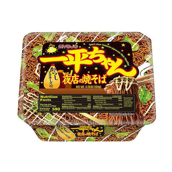 明星一平夜店炒麵速食麵-日式醬汁味 134g