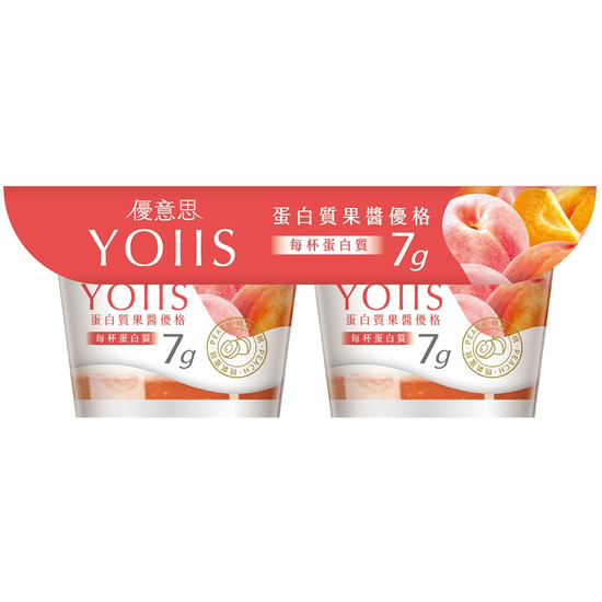 優意思蛋白質果醬優格-桃氣蜜桃 150g*2入