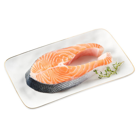 冷藏鮭魚輪切（挪威）  約200g(每100g 61元/重量約±50%/請款金額依實際重量為準)