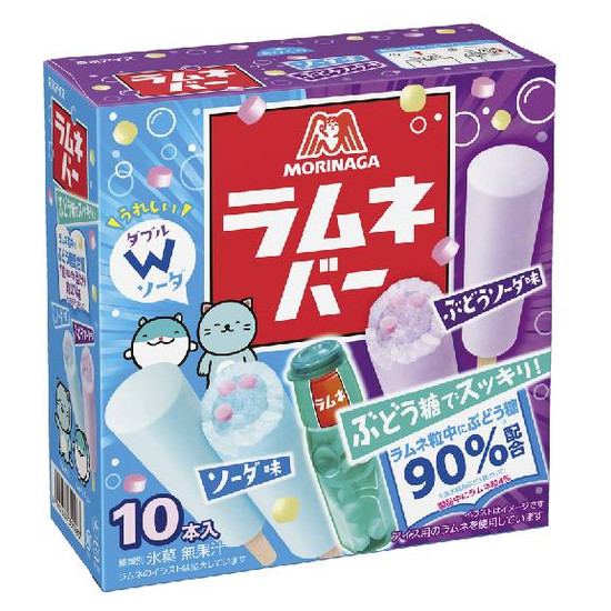 森永彈珠汽水風味冰棒家庭號 485g(10入)