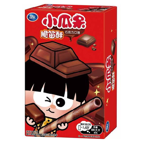 可口小瓜呆脆笛酥-巧克力口味 54g