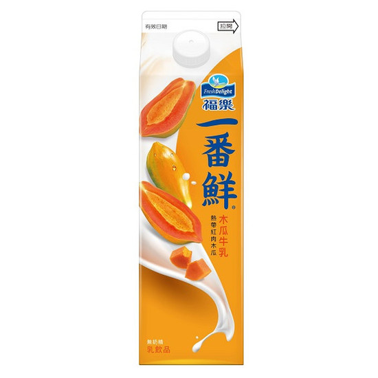 福樂一番鮮木瓜調味牛乳 936ml