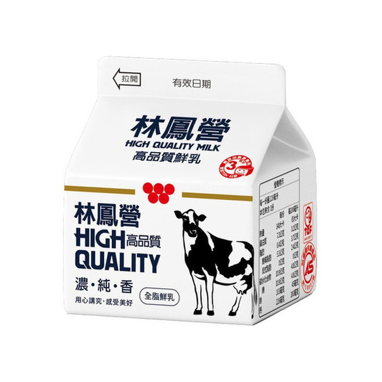 林鳳營高品質鮮乳 228ml