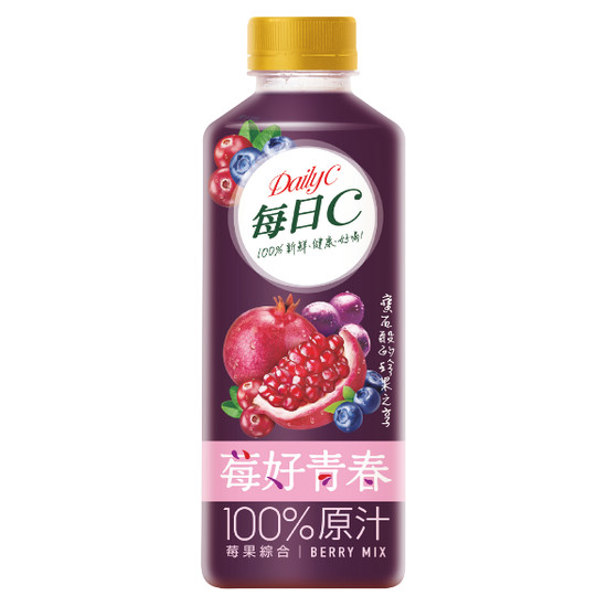每日C100%莓果綜合果汁 800ml