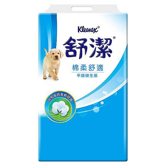舒潔棉柔舒適平版衛生紙 400張*6包