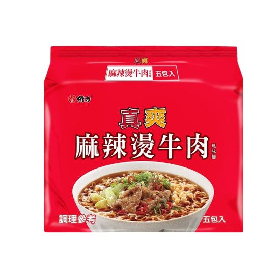 維力真爽袋麵-麻辣燙牛肉風味 75g*5入