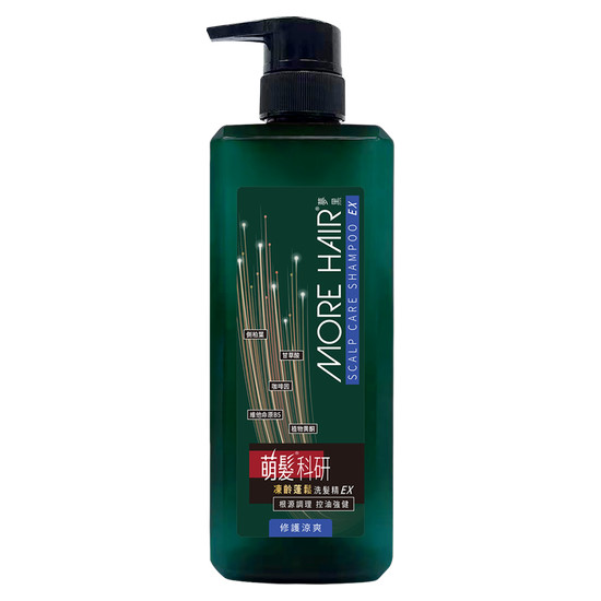萌髮科研凍齡蓬鬆洗髮精EX-修護涼爽 500g