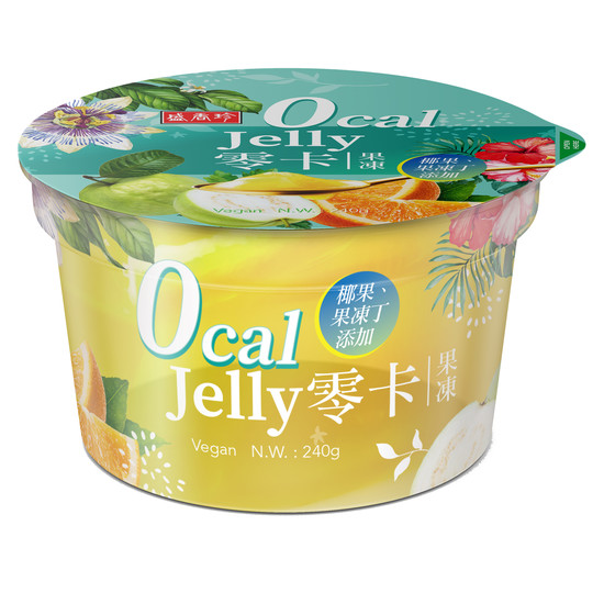 盛香珍零卡果凍-芭樂柳橙風味 240g